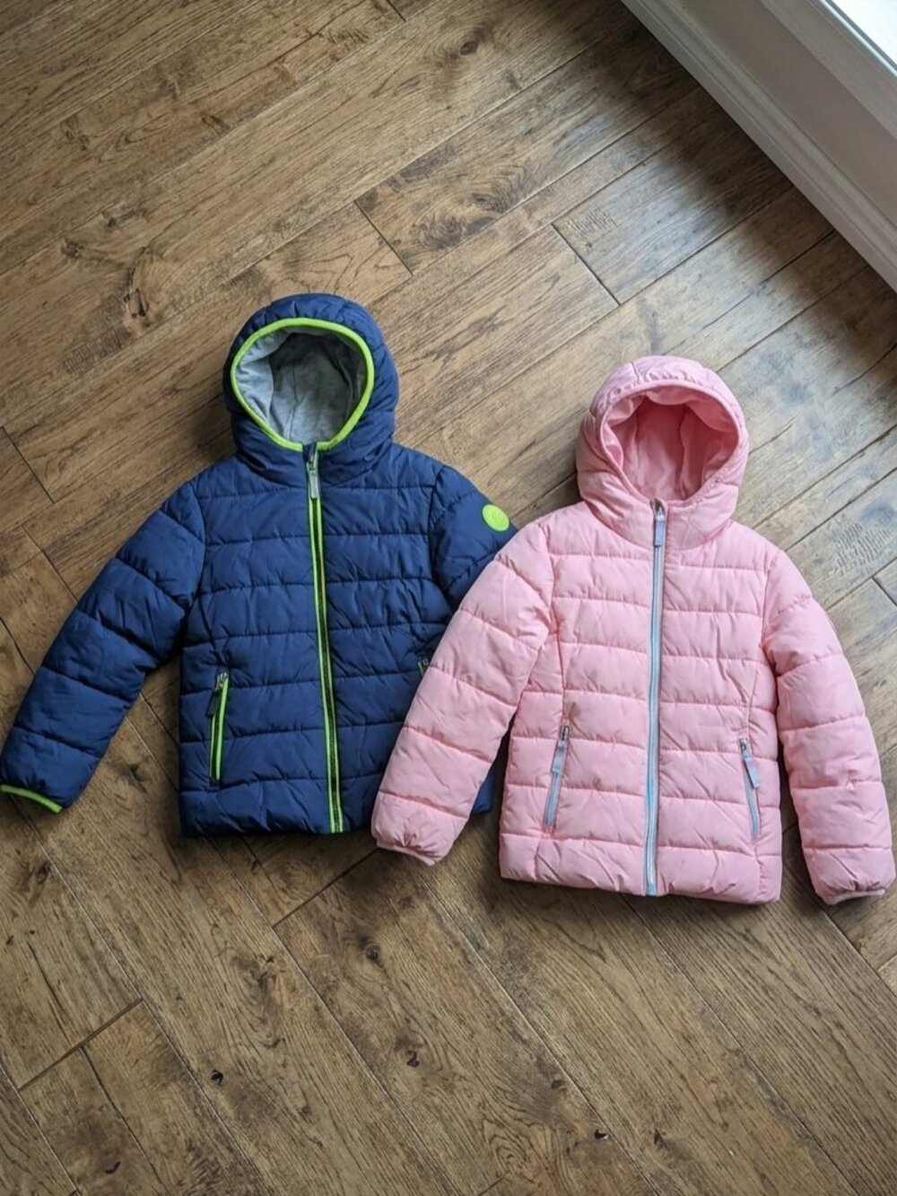 Kids Size 6 Puffer Bundle - Girl, Boy Jacket Set